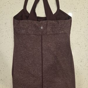 lululemon athletica Women's Maroon Tank Top